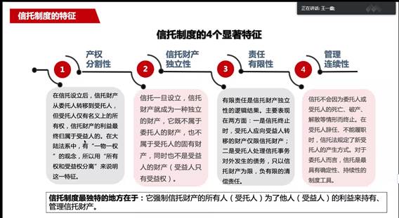 强大金融师资阵容，打造专硕特色好课之一——记国产主播
《信托投资公司与资产管理》线上教学课程