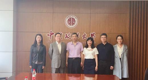 西南政法大学韩振国教授一行来访国产主播
